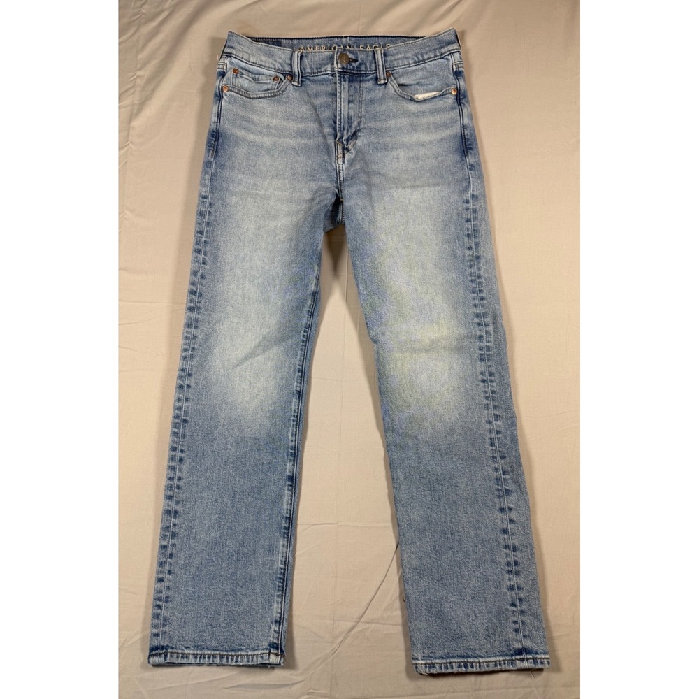American Eagle Easyflex Straight Jeans Light Wash 29x30